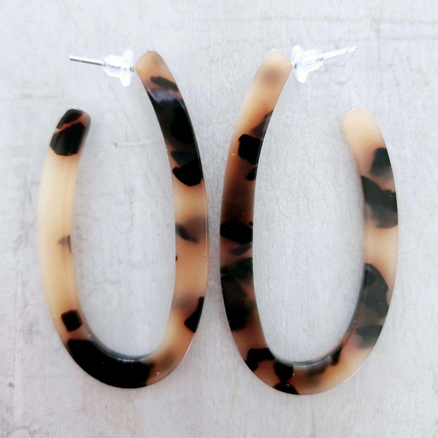 Bohemian Long Oval Earrings
