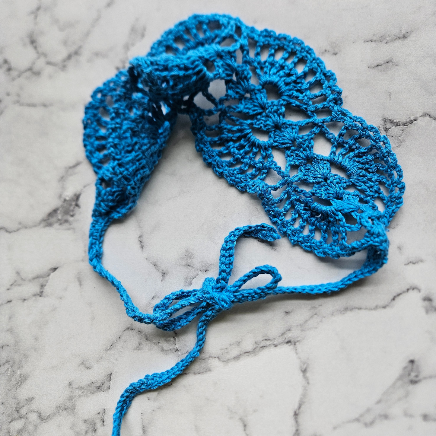 Alice Blue Crochet Headband