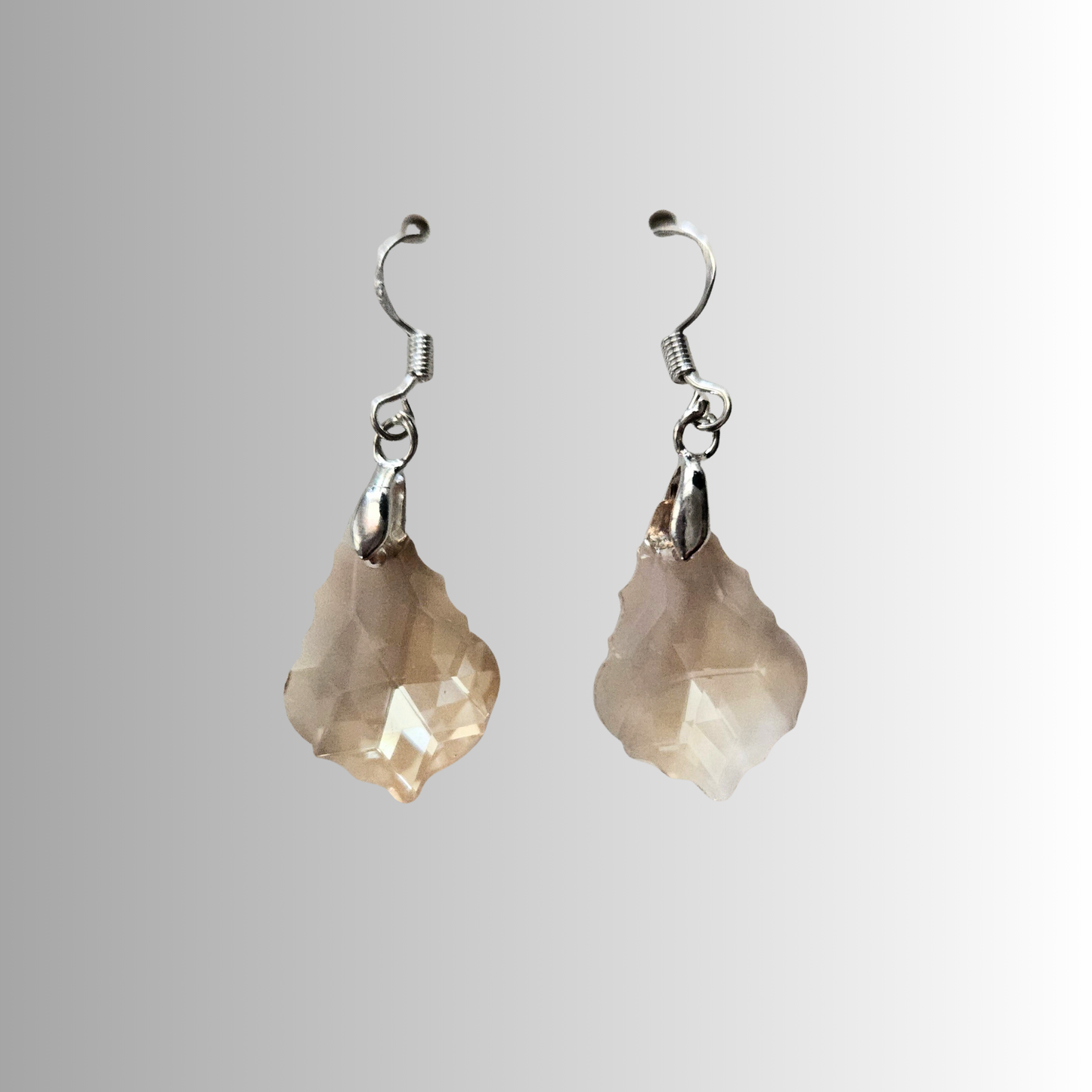 Caramel Crystal Elegance Earrings