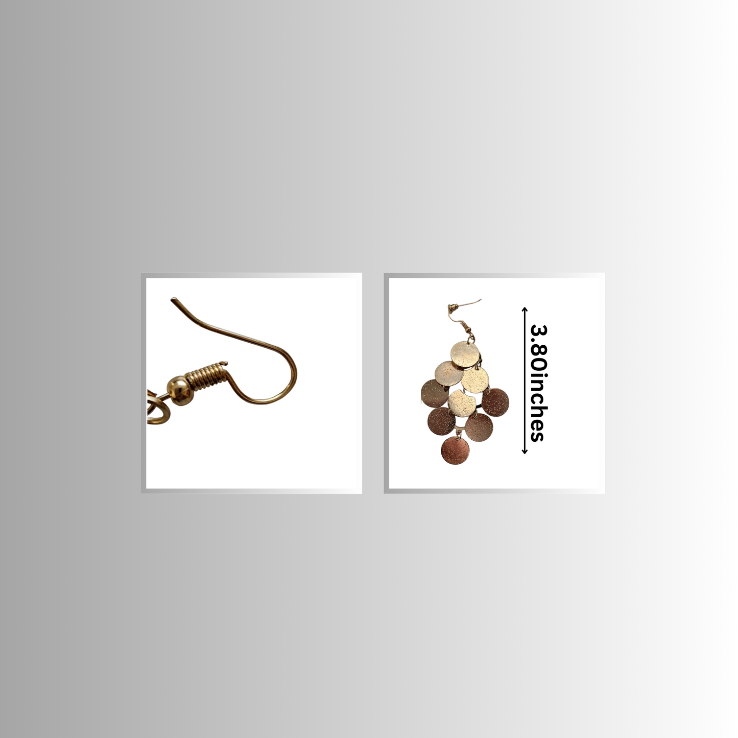 Chandelier Drop Earrings Measurements