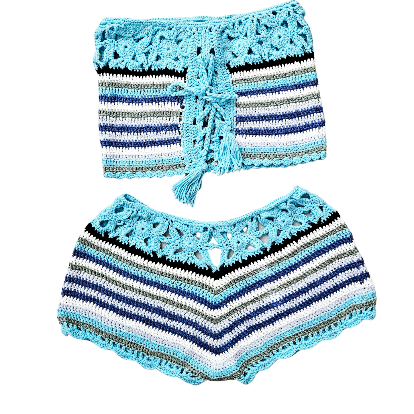 Crochet Beach Babe Two Piece Bikini Set image
