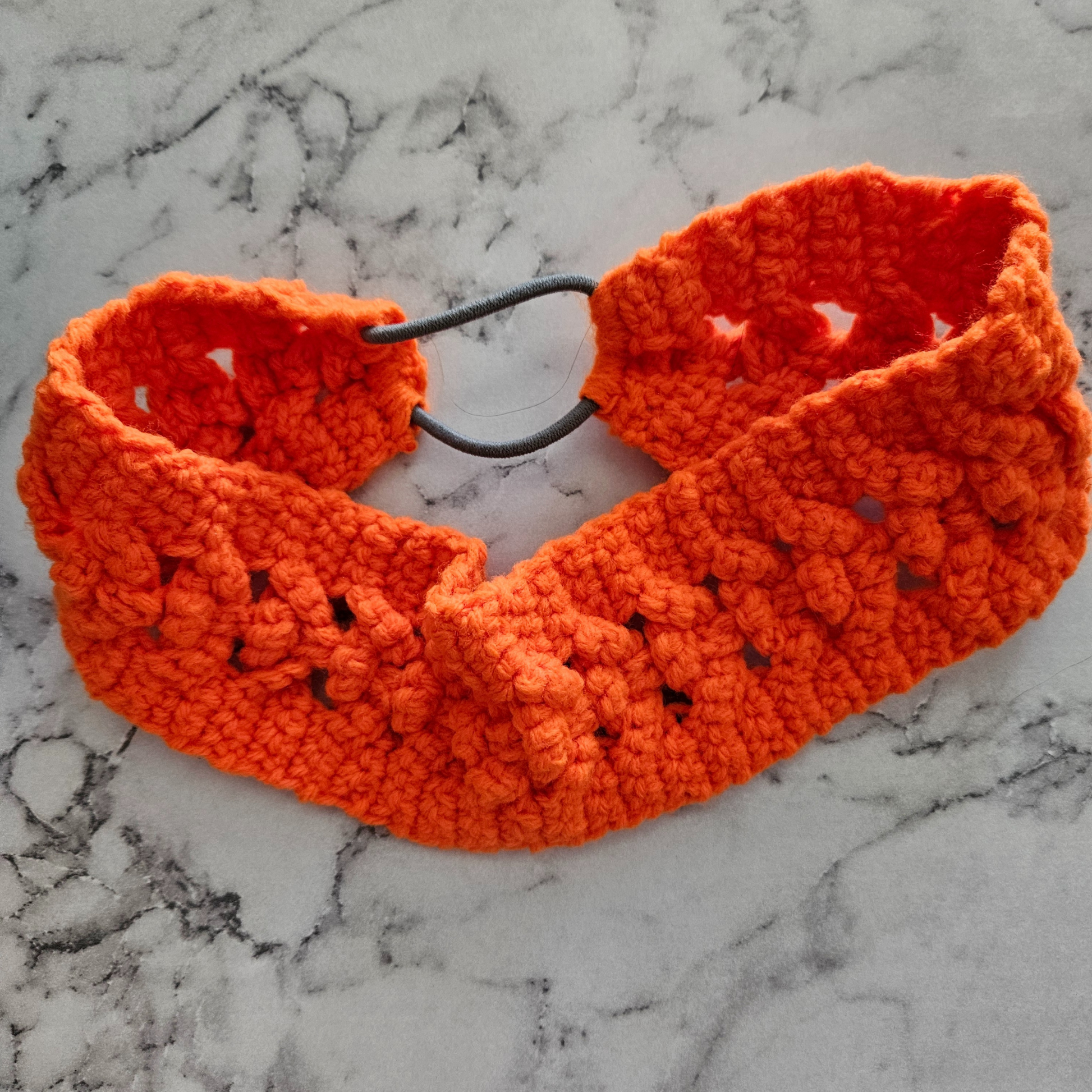 Orange wide headband photo