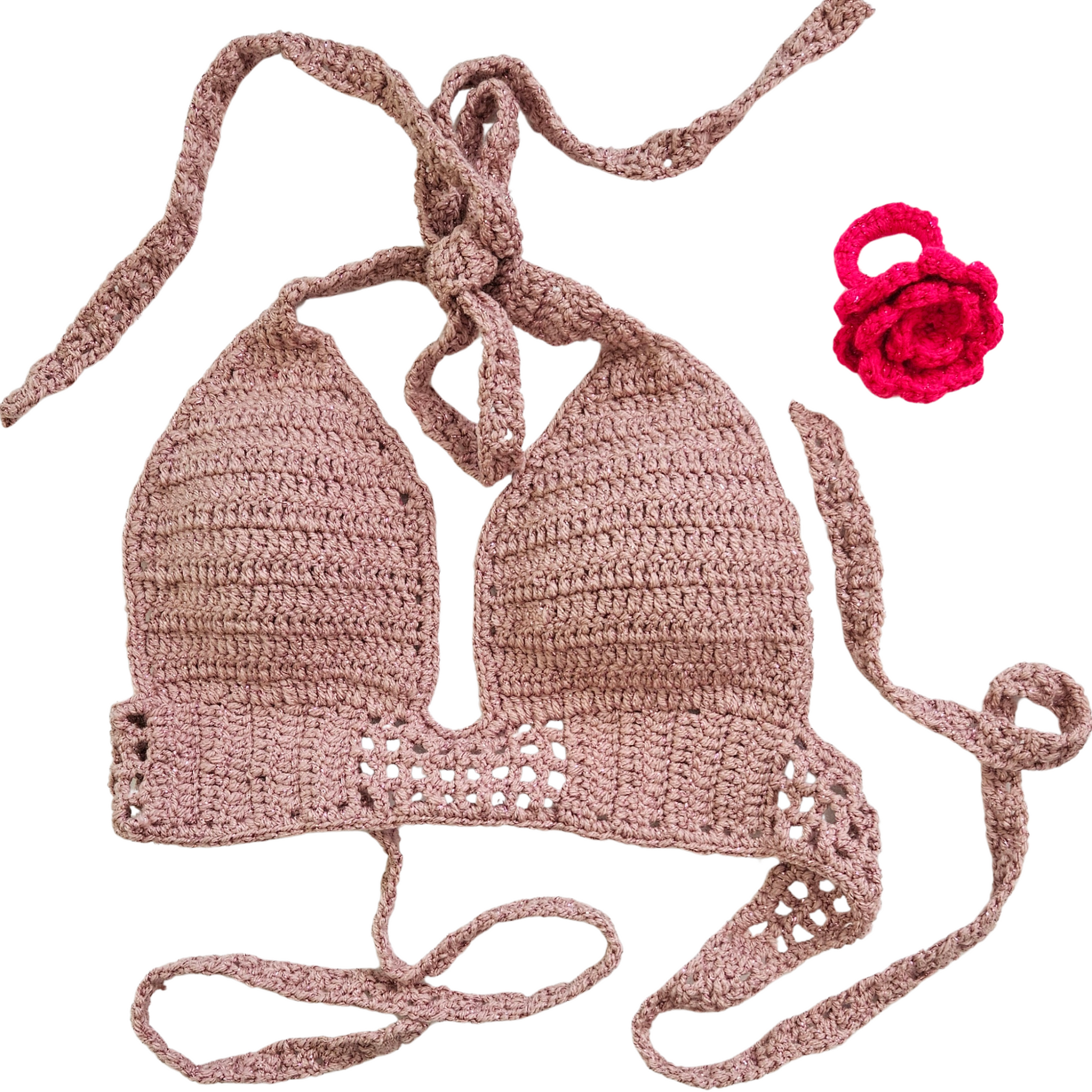 PinkStrappyChicCrochetTopfront2