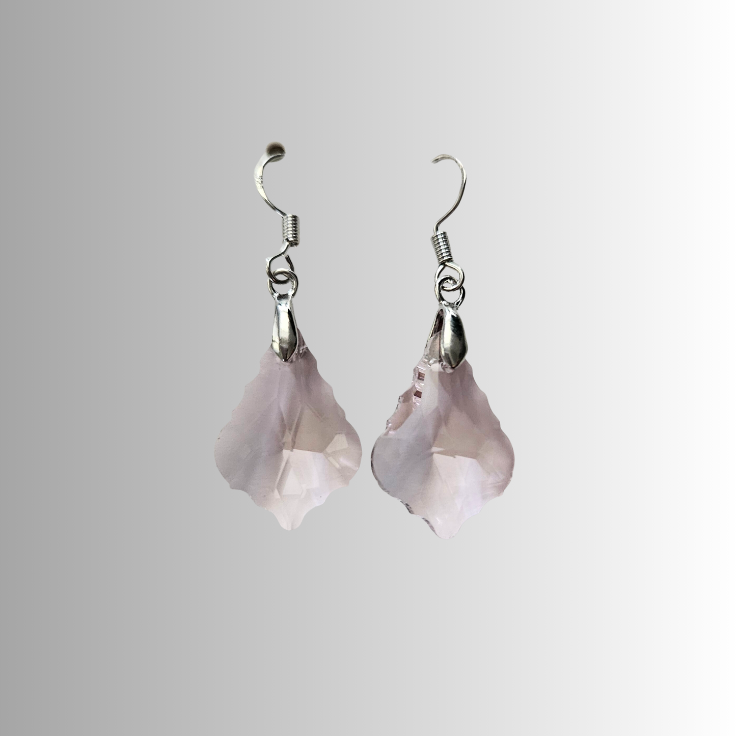 Rose Crystal Elegance Earrings