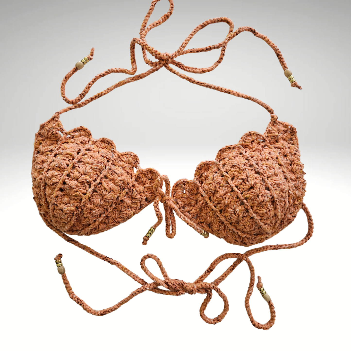 Mermaid Crochet Tie Straps Top
