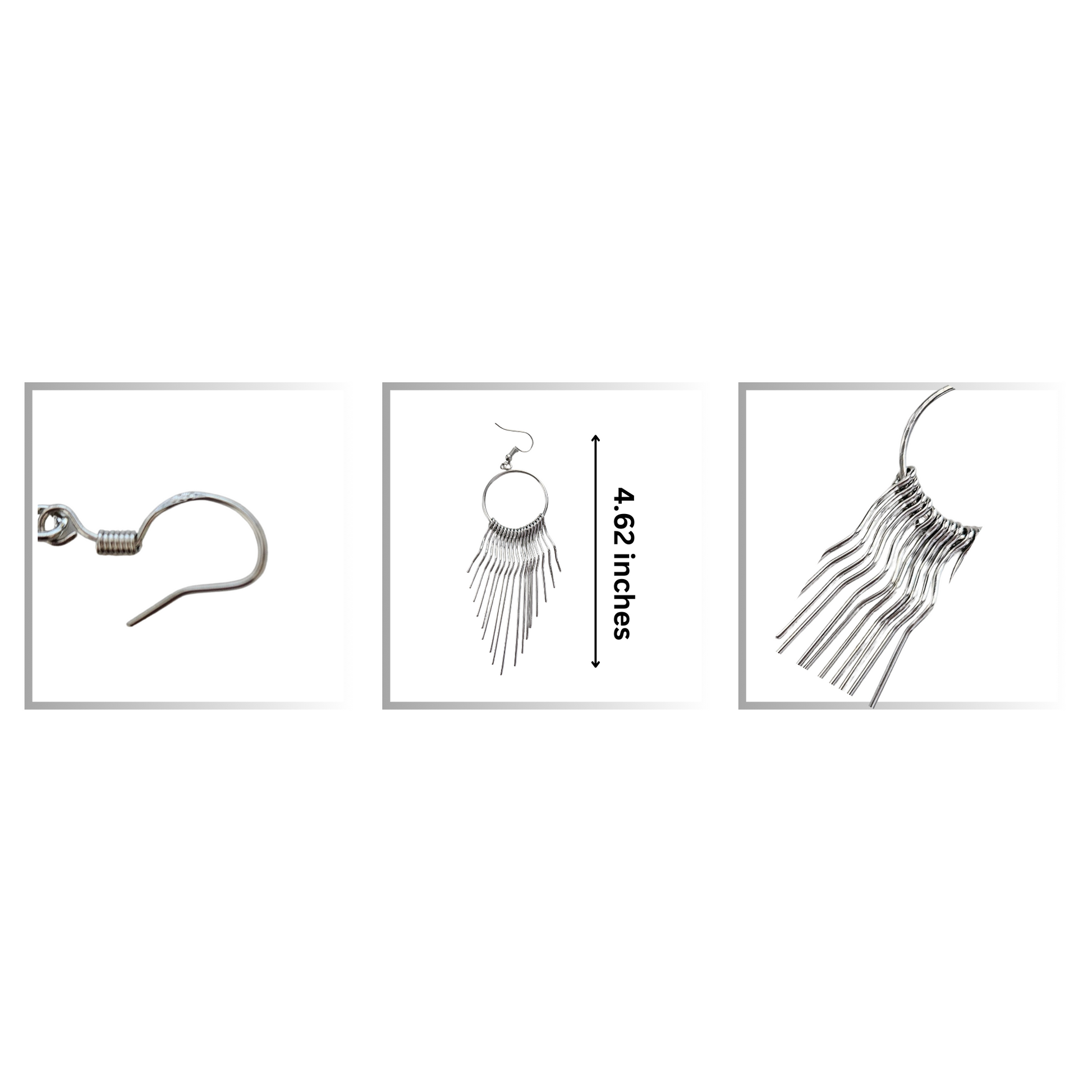 Shrine Earrings Details: Size and French Hook Closure