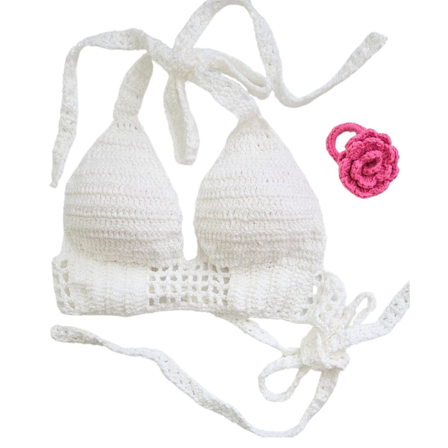 WhitePinkStrappyChicCrochetTopfront2FRONT
