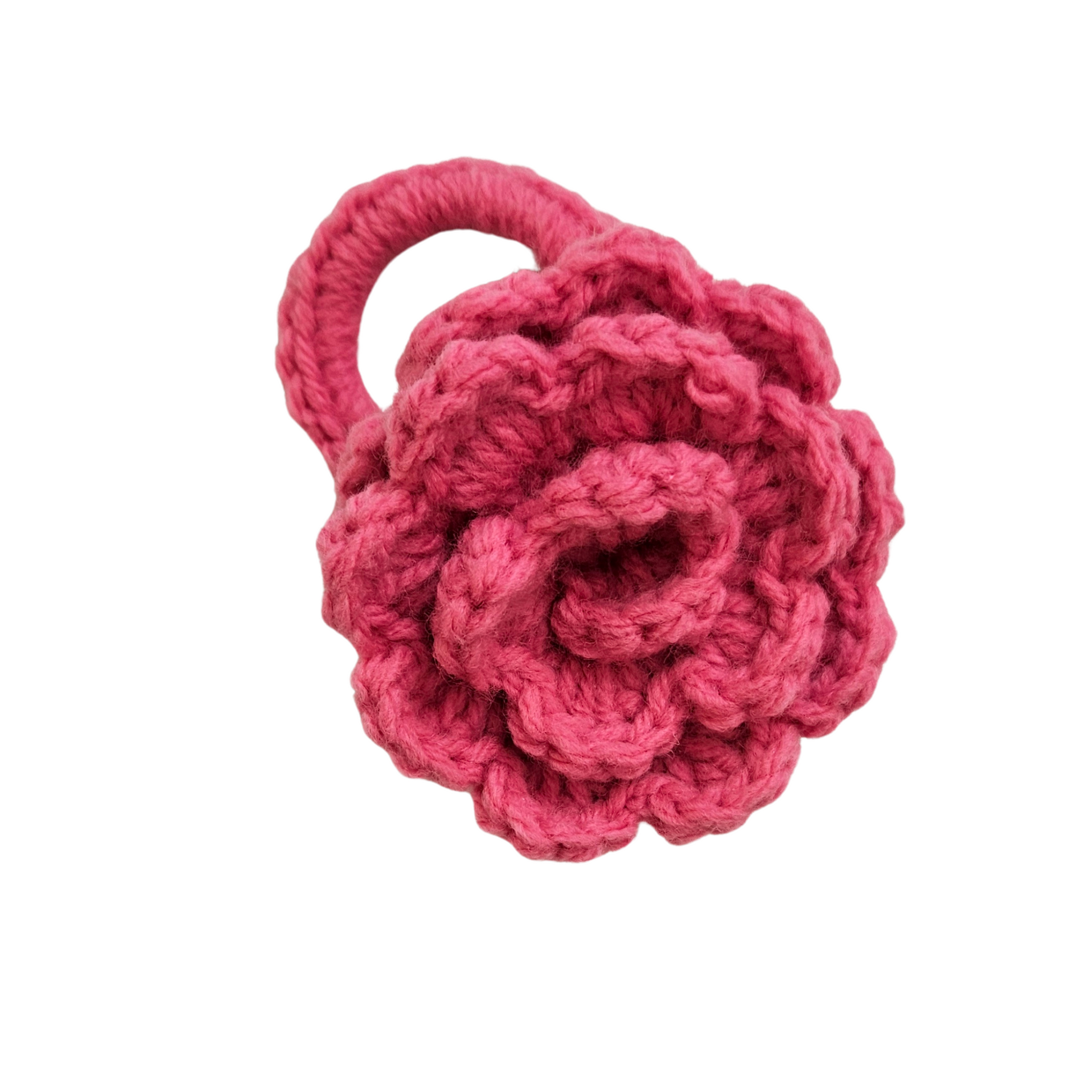 WhitePinkStrappyChicCrochetTopfrontTopRemovablePinkFlowerAccent