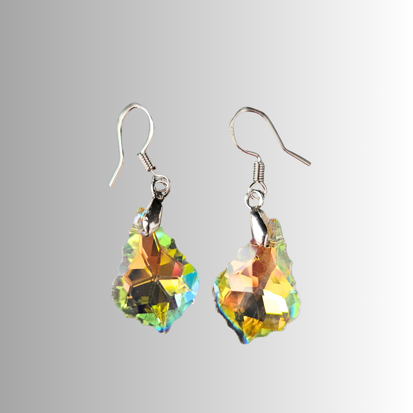 Yellow Topaz Crystal Elegance Earrings