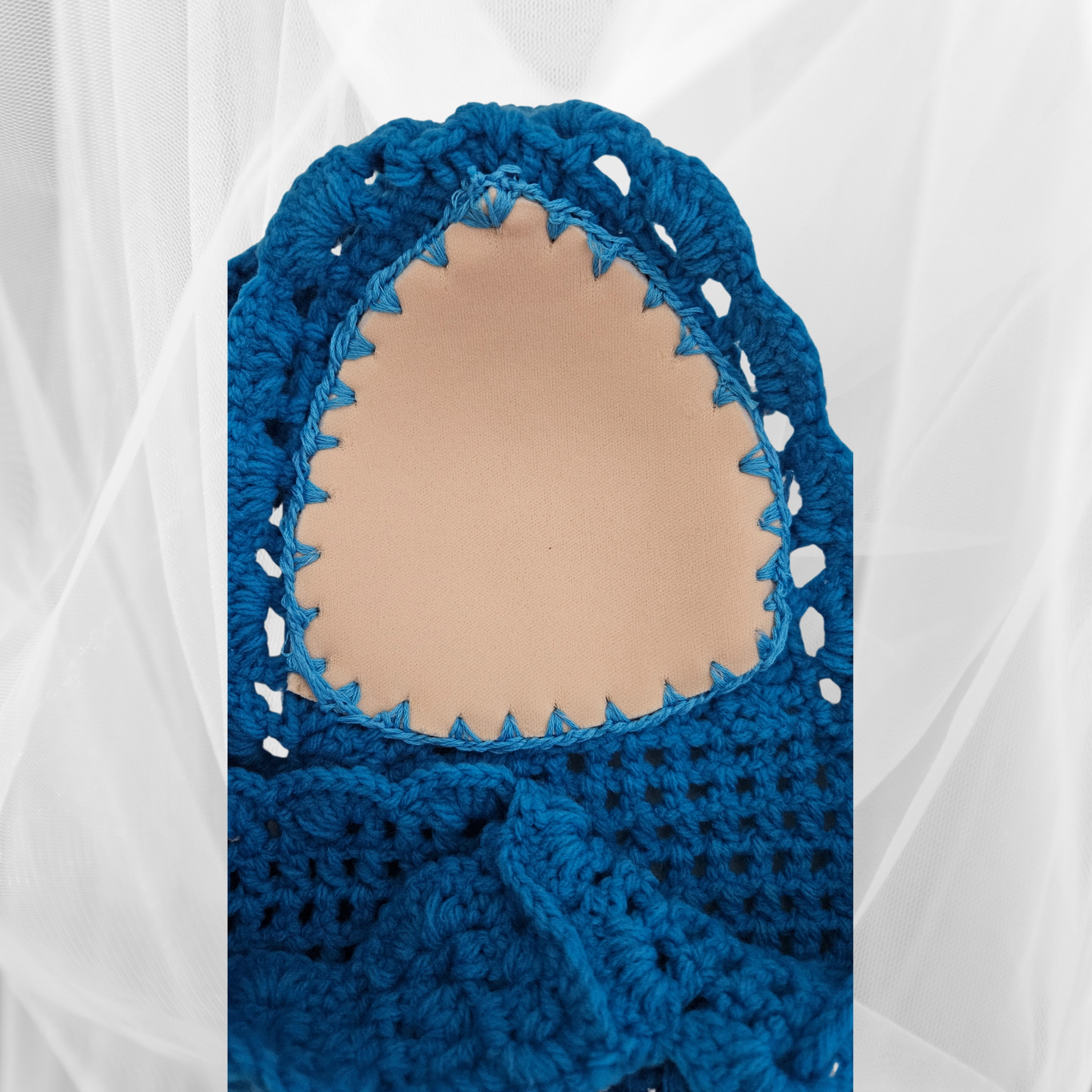 crochet padded cup back