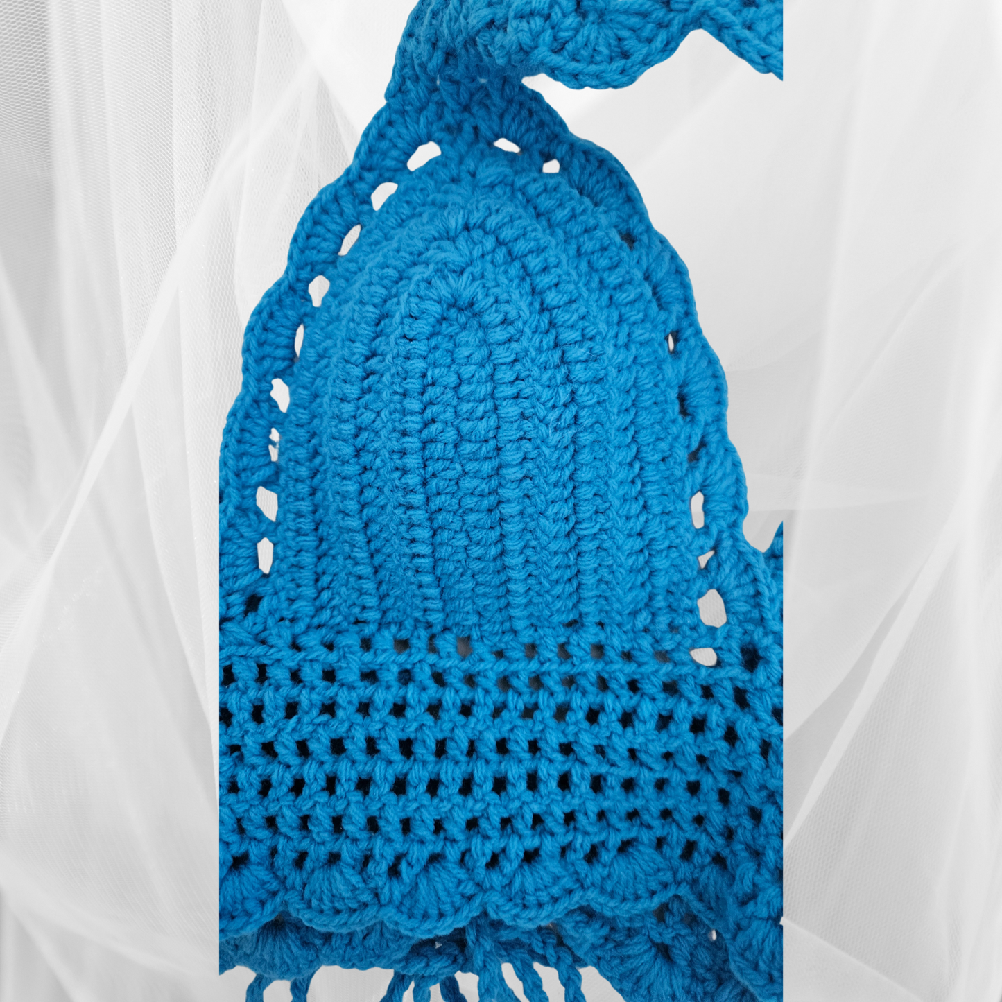 crochet padded cup front