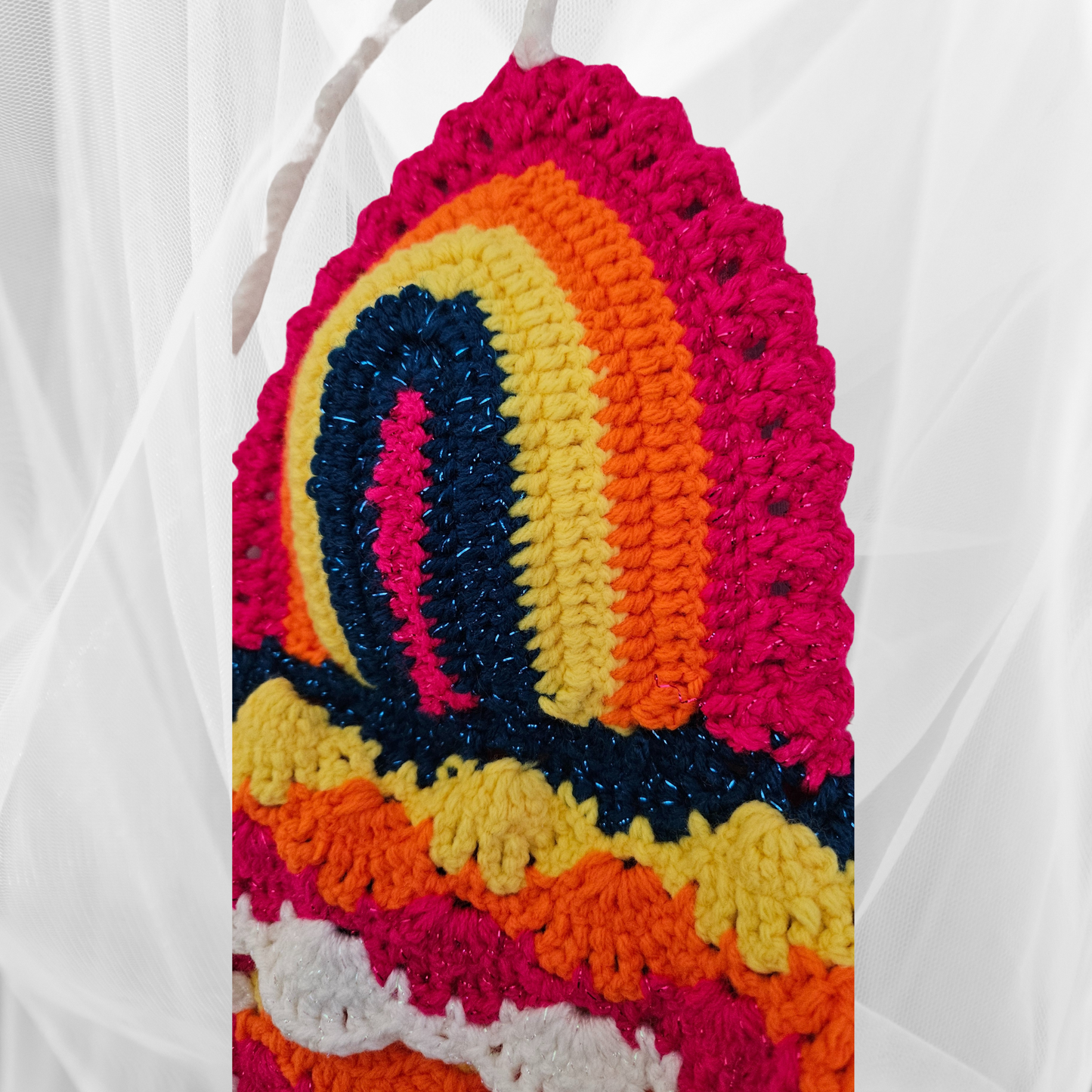 crochet top picot stitch edge