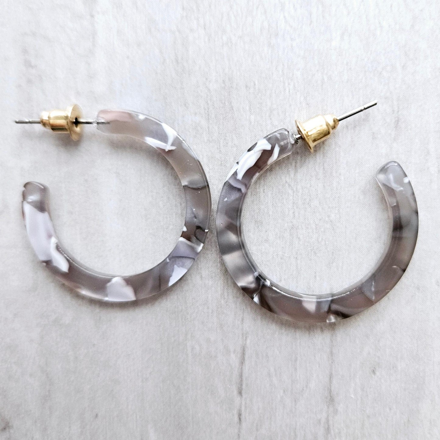 Multicolor Small Cuff Hoop Earrings