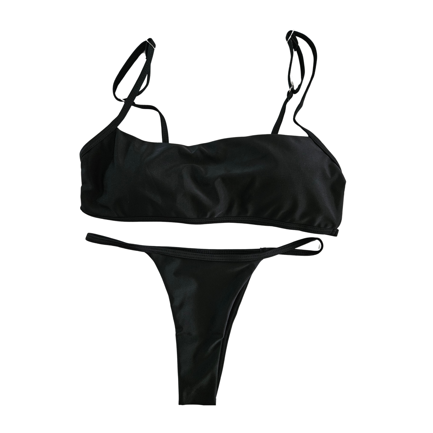 Bandeau_Strap_String_Bikini_Set_black