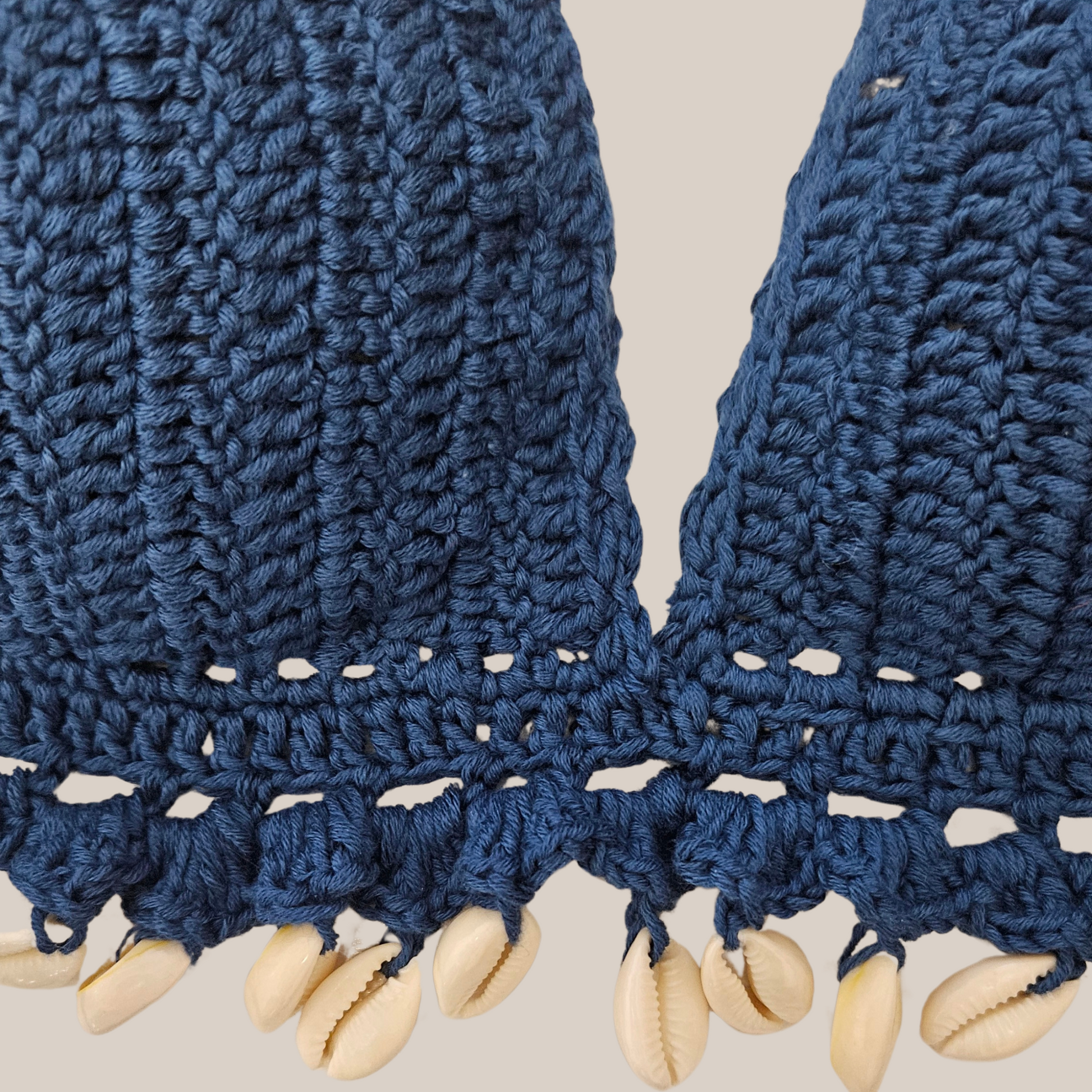 Seashell Crochet Cropped Top