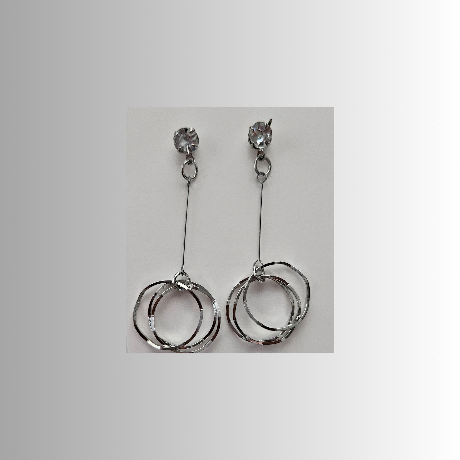 Three Rings Bar Drop Earrings - Modern Elegance and Affordable Luxury - Rita Rosa Brazilian Beachwear