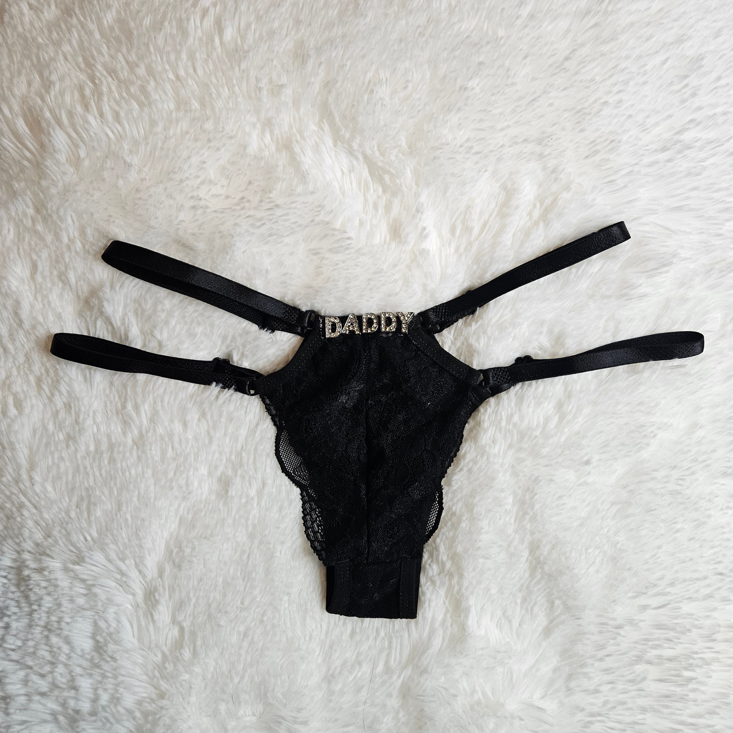 Brilho Adjustable Strappy Lace Statement G-String  (Limited Edition)