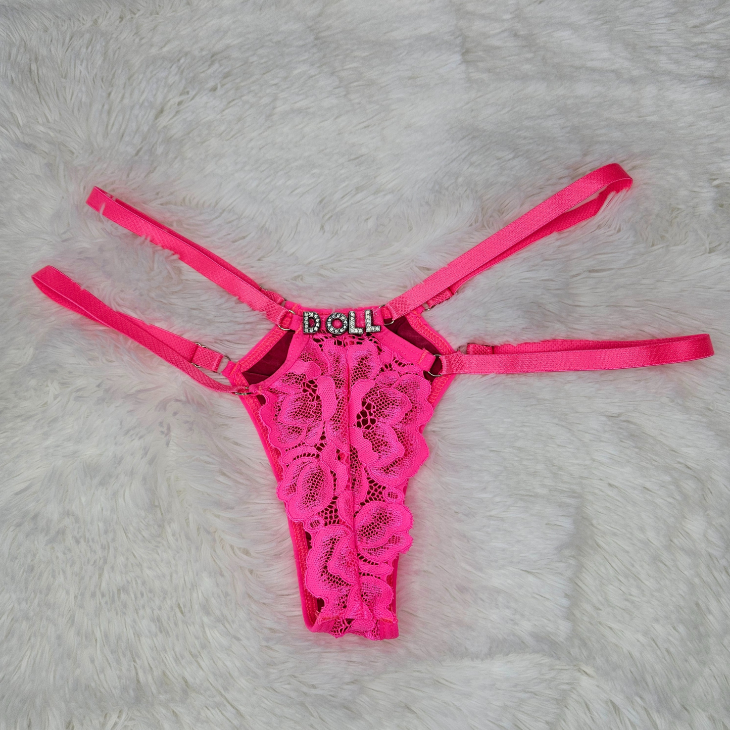 Brilho Adjustable Strappy Lace Statement G-String  (Limited Edition)