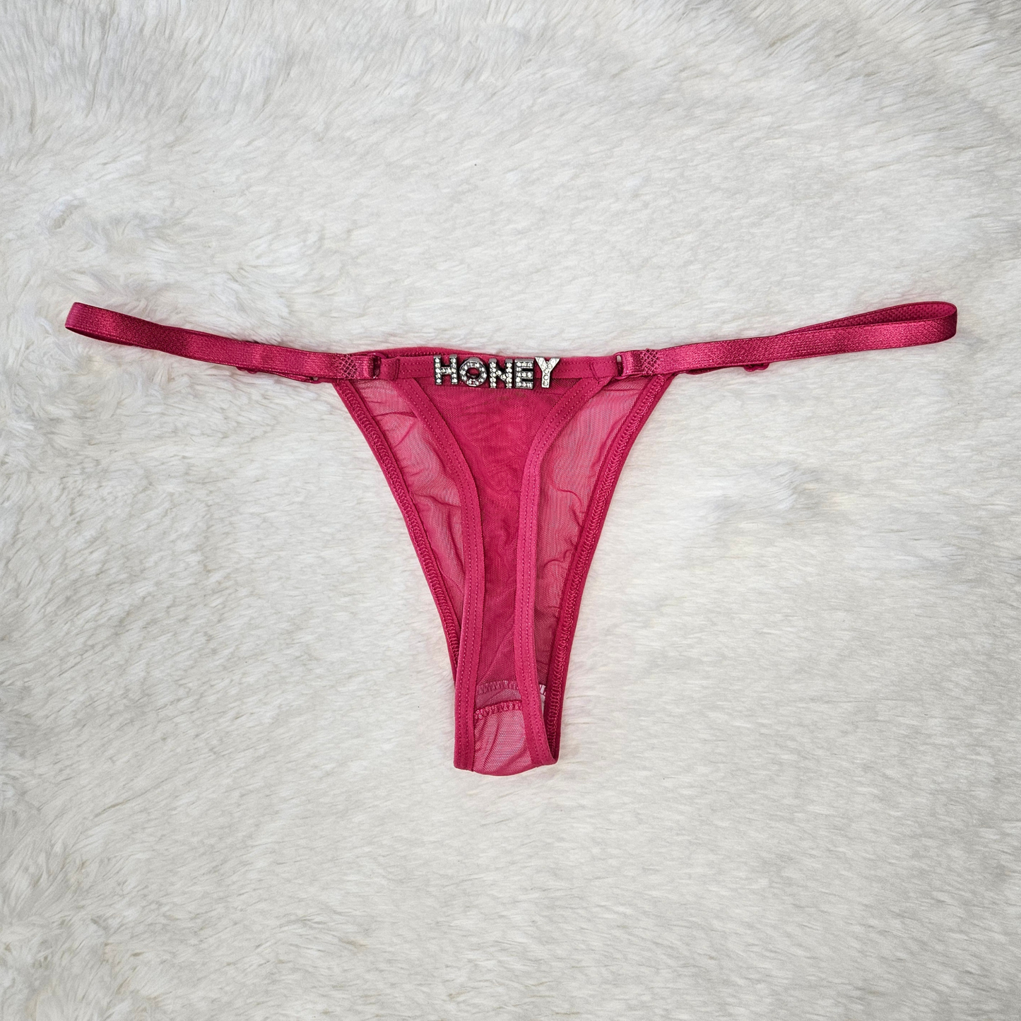 Brilho Hand-Customized Statement G-String-Brazilian Mesh (Limited Edition)