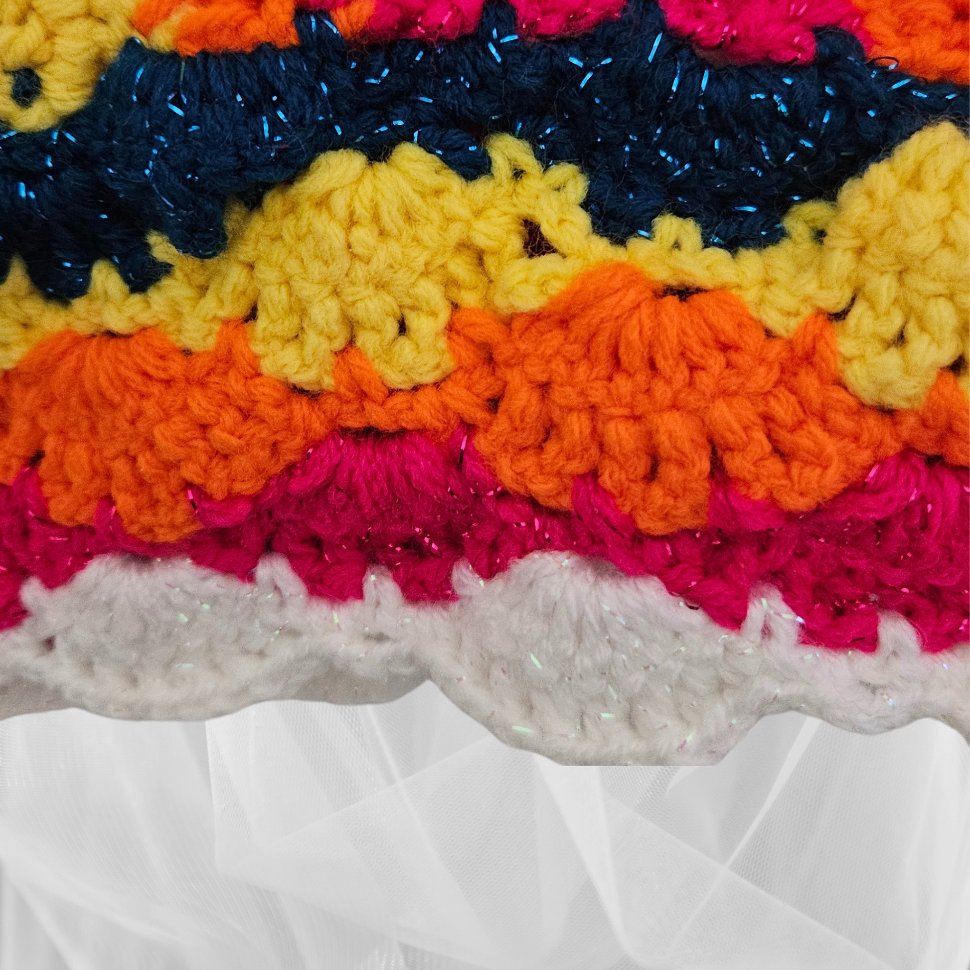shell stitch Intricate crochet detailing