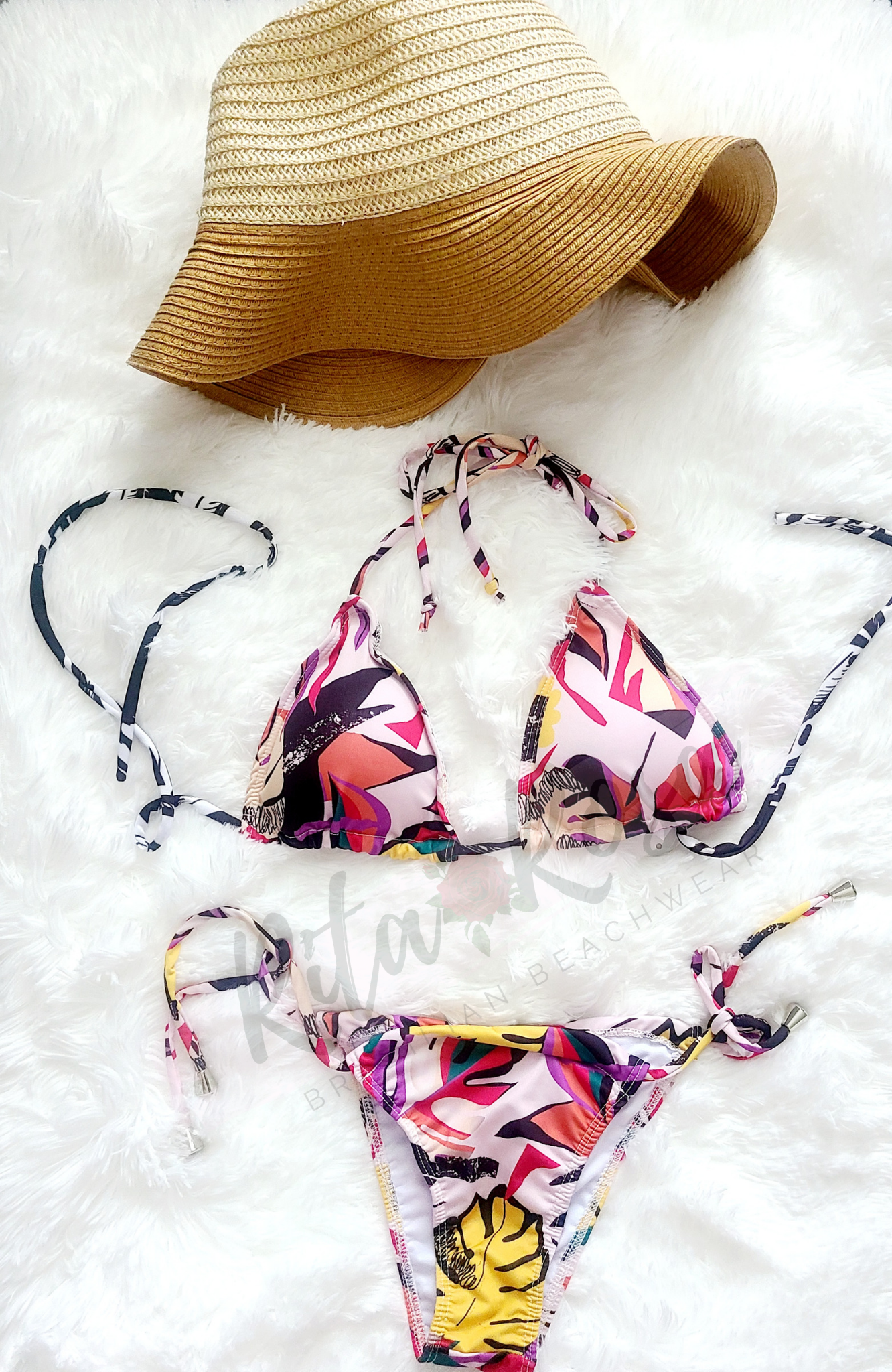 Floral Print Bikini Set